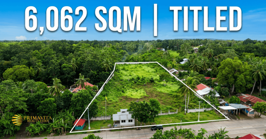 6,062 sqm | Titled | 60 Meters Provincial Road Frontage | Fully Fenced