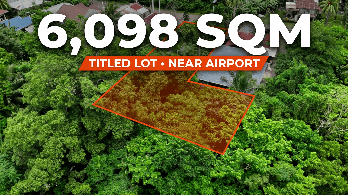 6,098 SQM Lot for Sale in Bohol | Near Panglao Airport